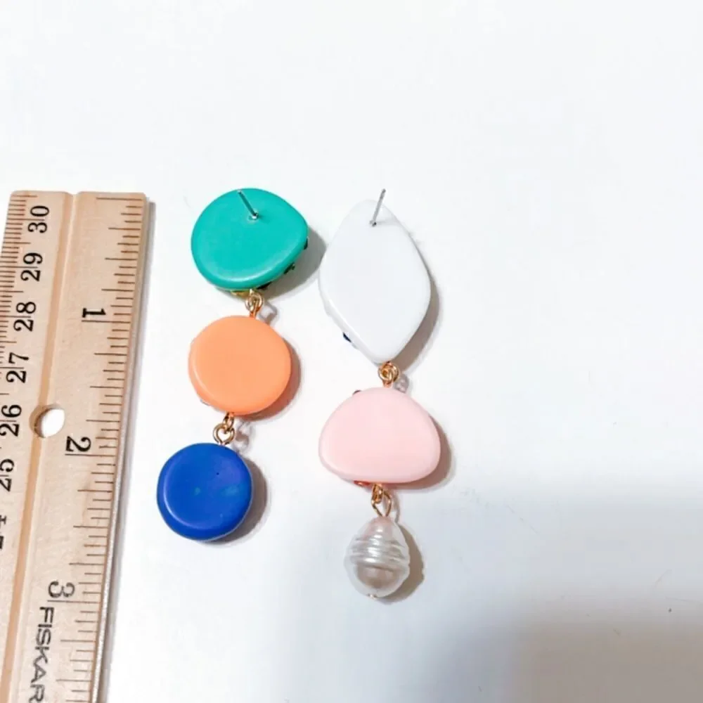 Geo drop earrings M14